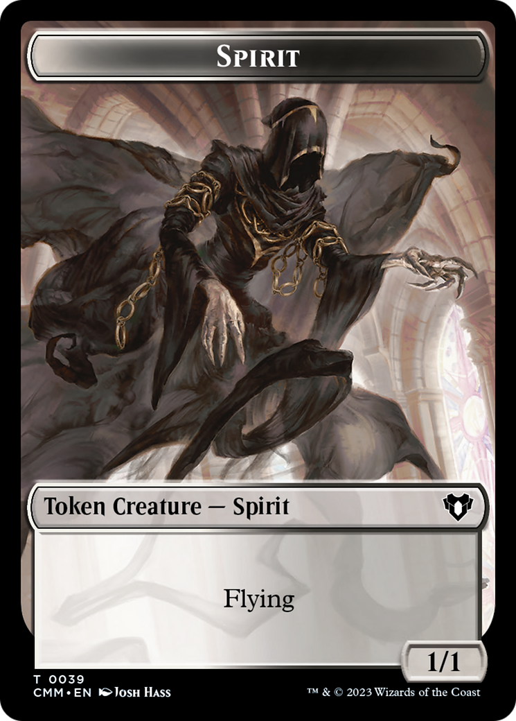 Spirit // Eldrazi Scion Double-Sided Token [Commander Masters Tokens] - Trinity Hobby