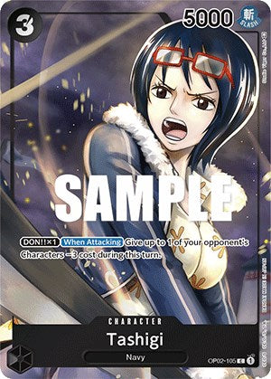 Tashigi (Box Topper) (OP02-105) - [Paramount War] Foil - Trinity Hobby