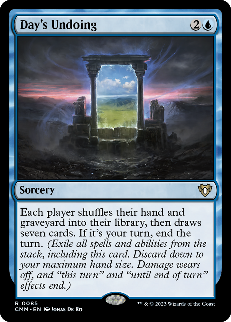 Day's Undoing [Commander Masters] - Trinity Hobby