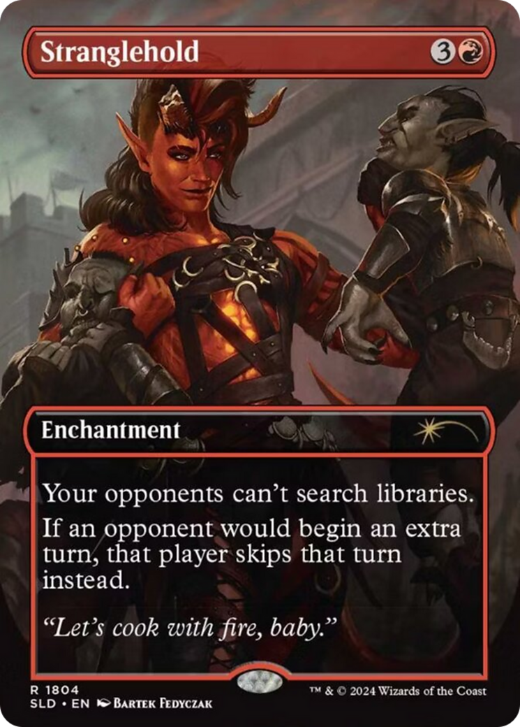 Stranglehold  [Foil]  (SLD-1804) - [Secret Lair Drop] (Borderless) - Trinity Hobby