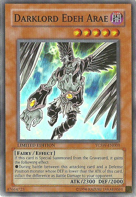 Darklord Edeh Arae [YCSW-EN003] Super Rare - Trinity Hobby