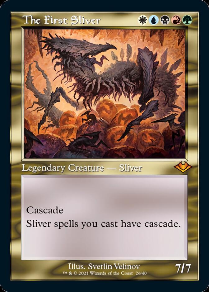 The First Sliver (Retro Foil Etched) [Modern Horizons] - Trinity Hobby