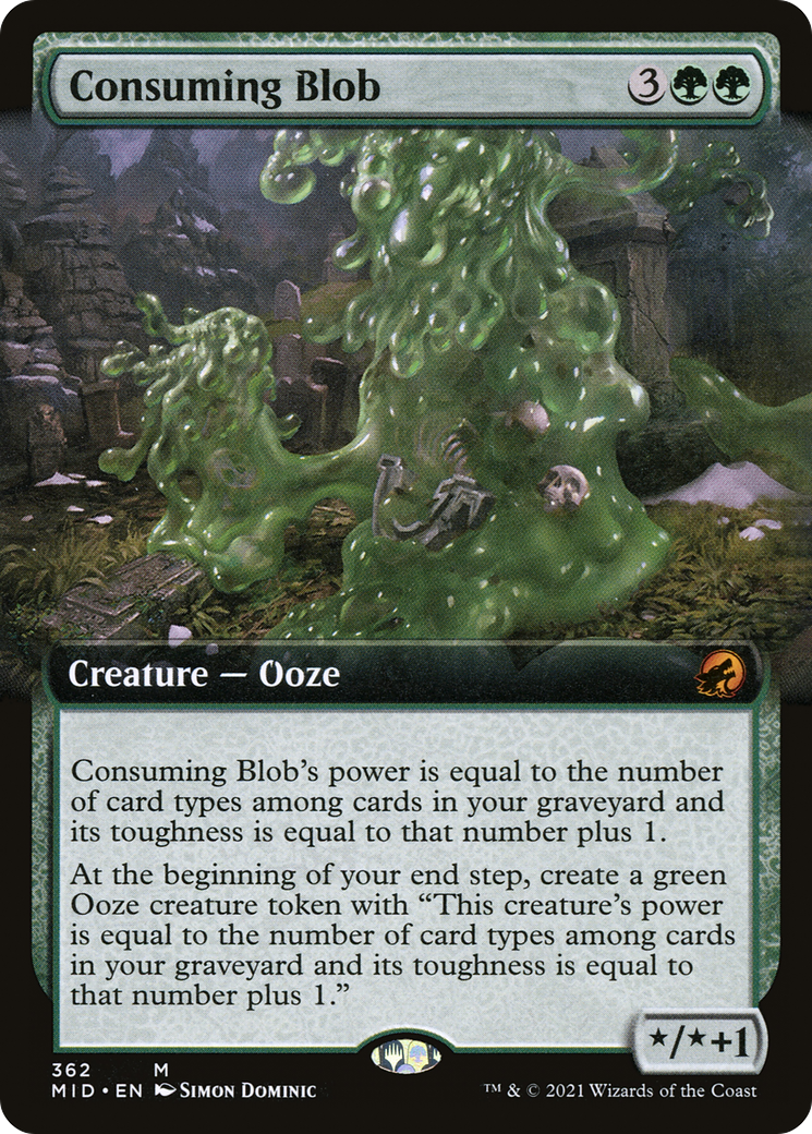 Consuming Blob (Extended Art) [Innistrad: Midnight Hunt] - Trinity Hobby