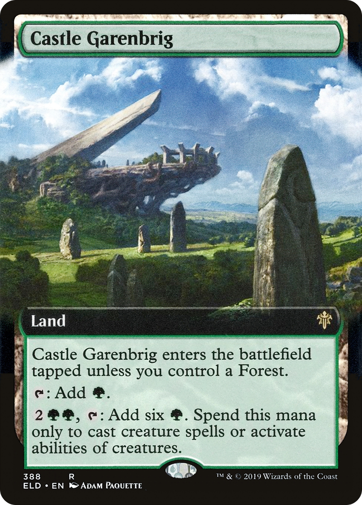 Castle Garenbrig (Extended Art) [Throne of Eldraine] - Trinity Hobby