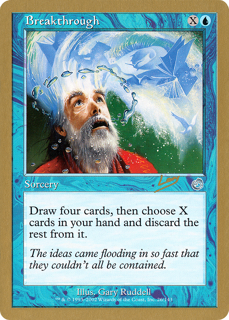 Breakthrough (Raphael Levy) [World Championship Decks 2002] - Trinity Hobby