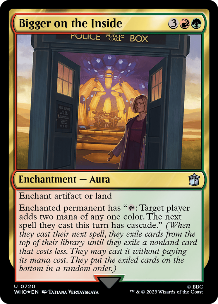 Bigger on the Inside (Surge Foil) [Doctor Who] - Trinity Hobby