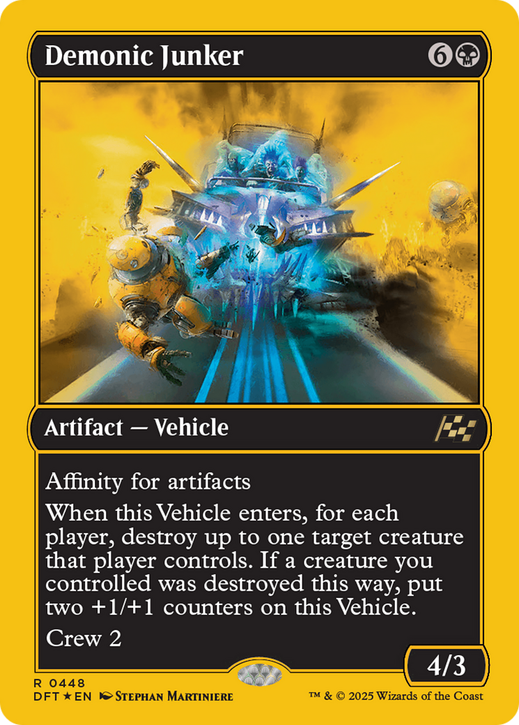 Demonic Junker (First-Place Foil) [Aetherdrift] - Trinity Hobby