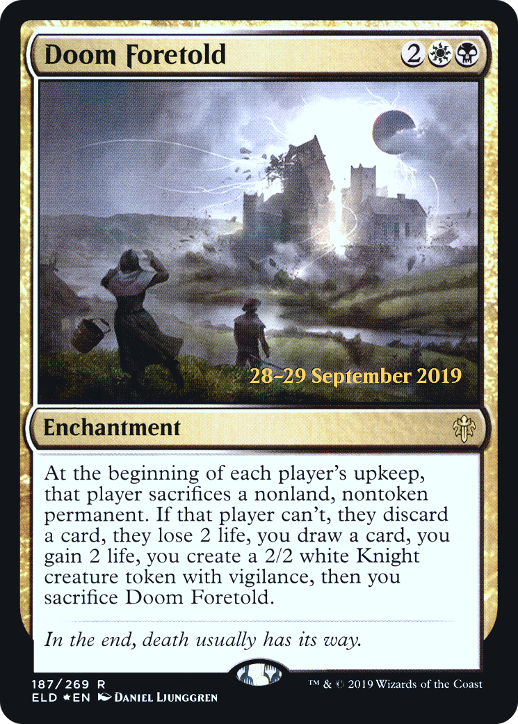 Doom Foretold [Promotions avant-première du Trône d'Eldraine] 