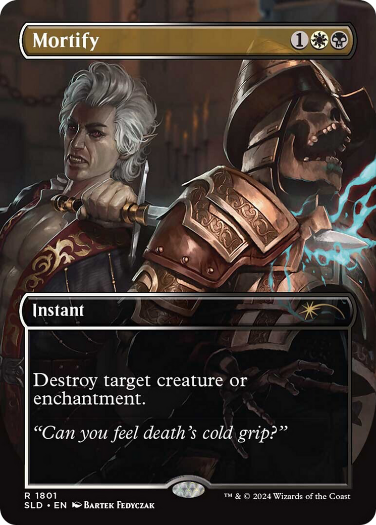 Mortify  [Foil]  (SLD-1801) - [Secret Lair Drop] (Borderless) - Trinity Hobby