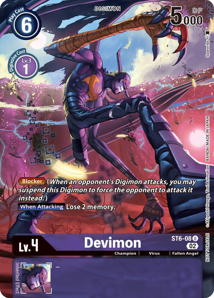 Devimon [ST6-08] (Box Topper) [Phase dimensionnelle] 