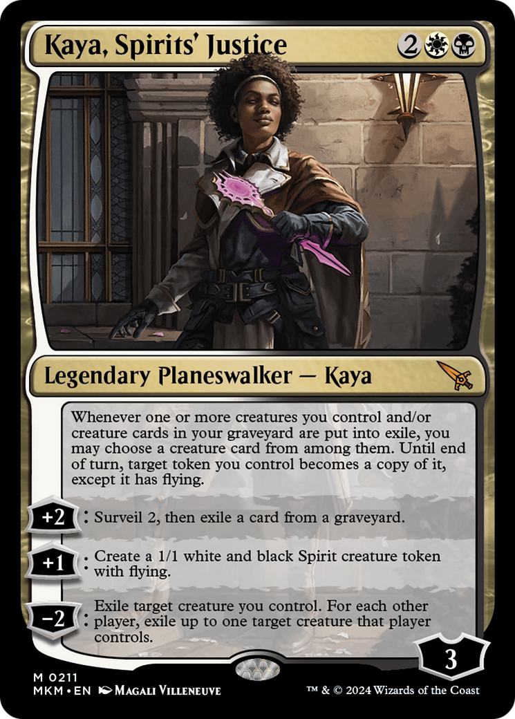 Kaya, Spirits' Justice [Murders at Karlov Manor] - Trinity Hobby