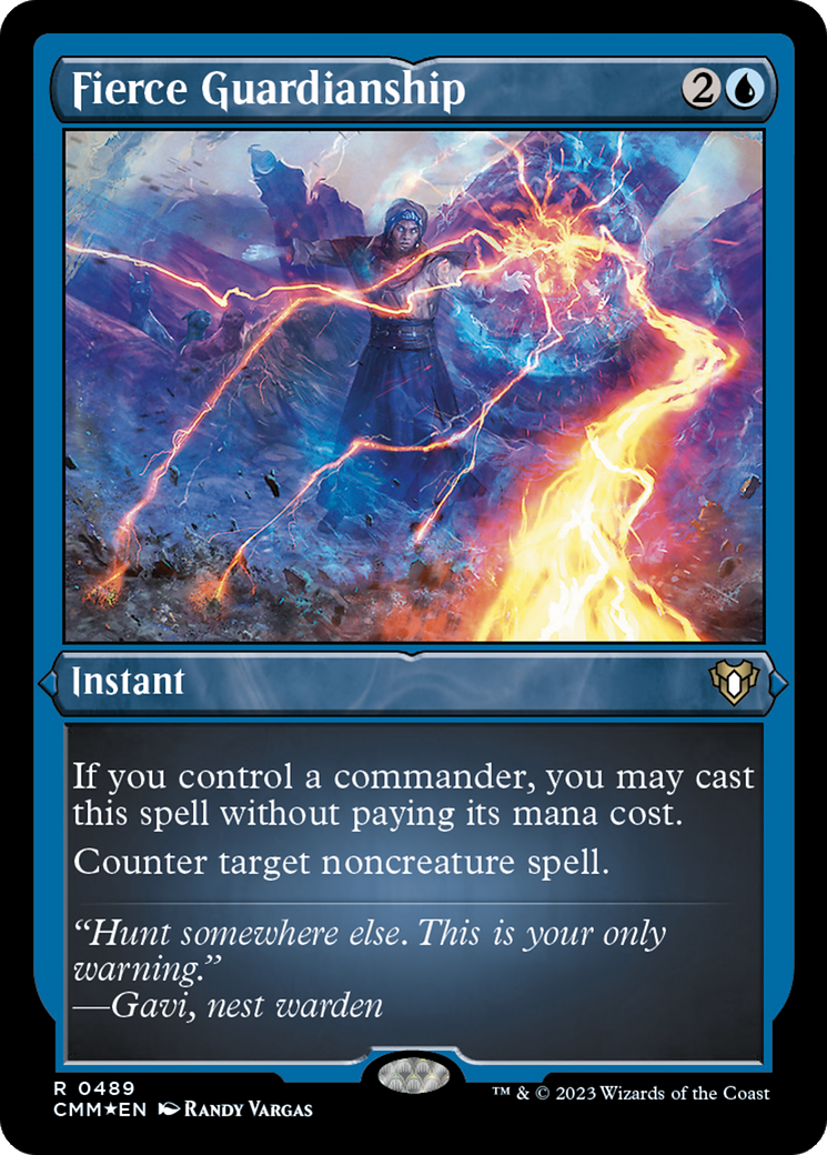 Fierce Guardianship (Foil Etched) [Commander Masters] - Trinity Hobby