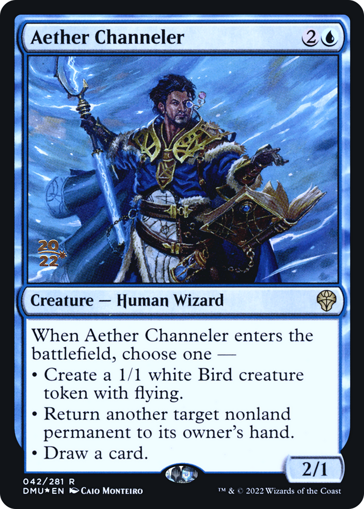 Aether Channeler [Dominaria United Prerelease Promos] - Trinity Hobby