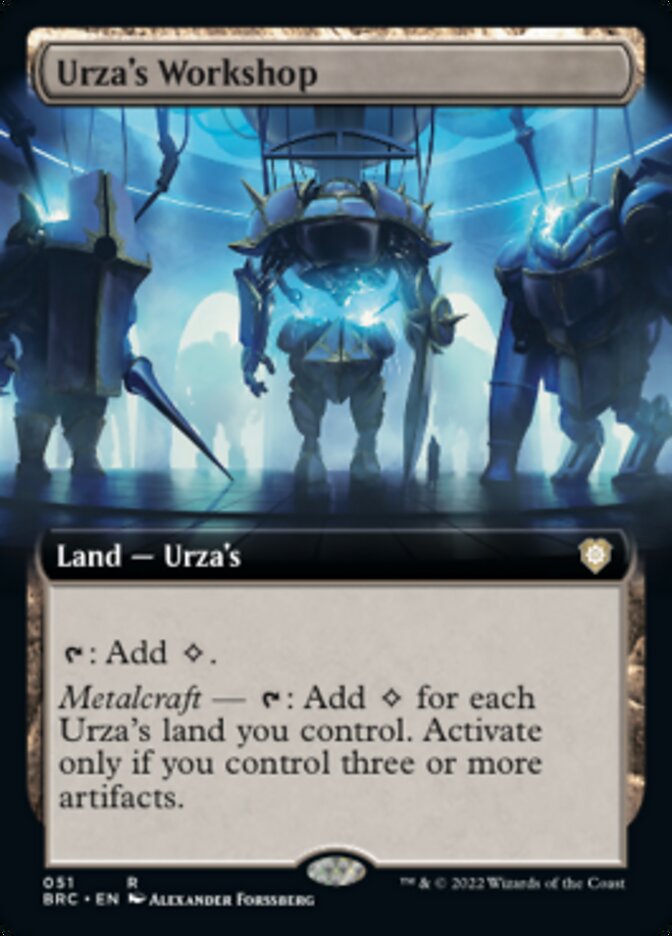 Urza's Workshop (Extended Art) [The Brothers' War Commander] - Trinity Hobby