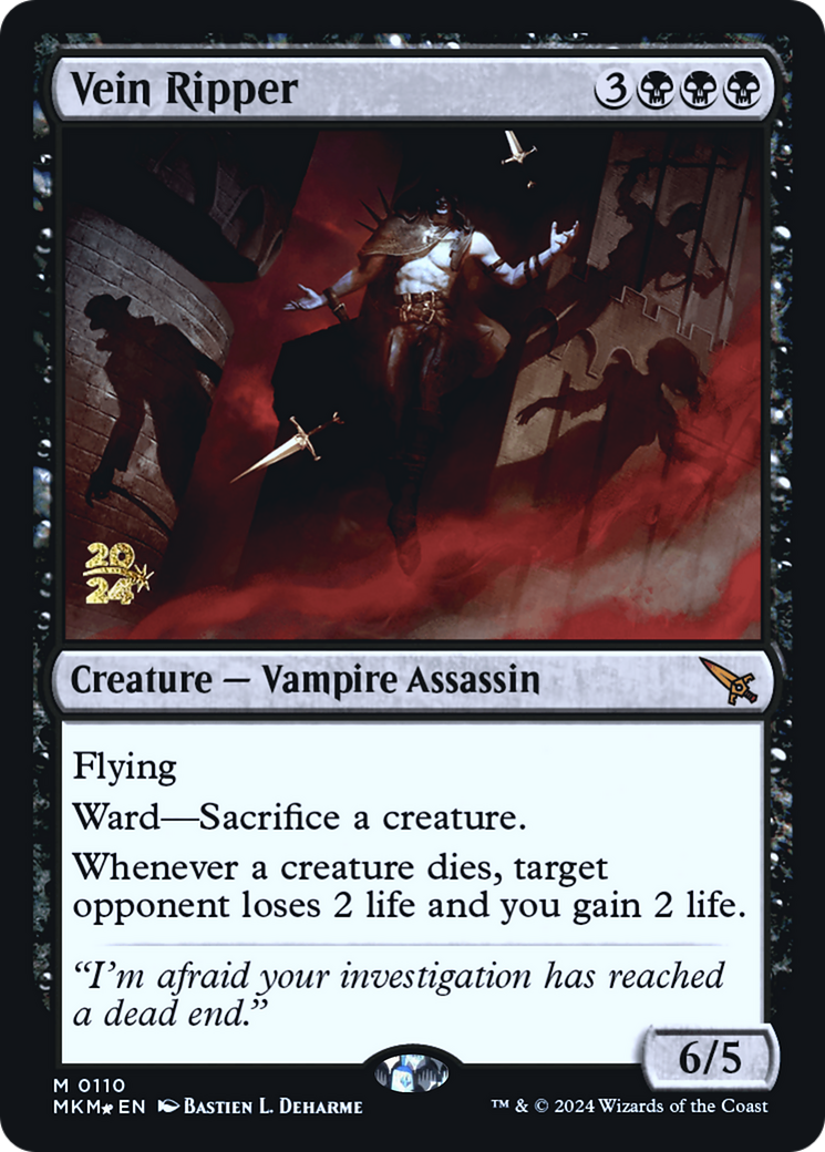 Vein Ripper [Murders at Karlov Manor Prerelease Promos] - Trinity Hobby