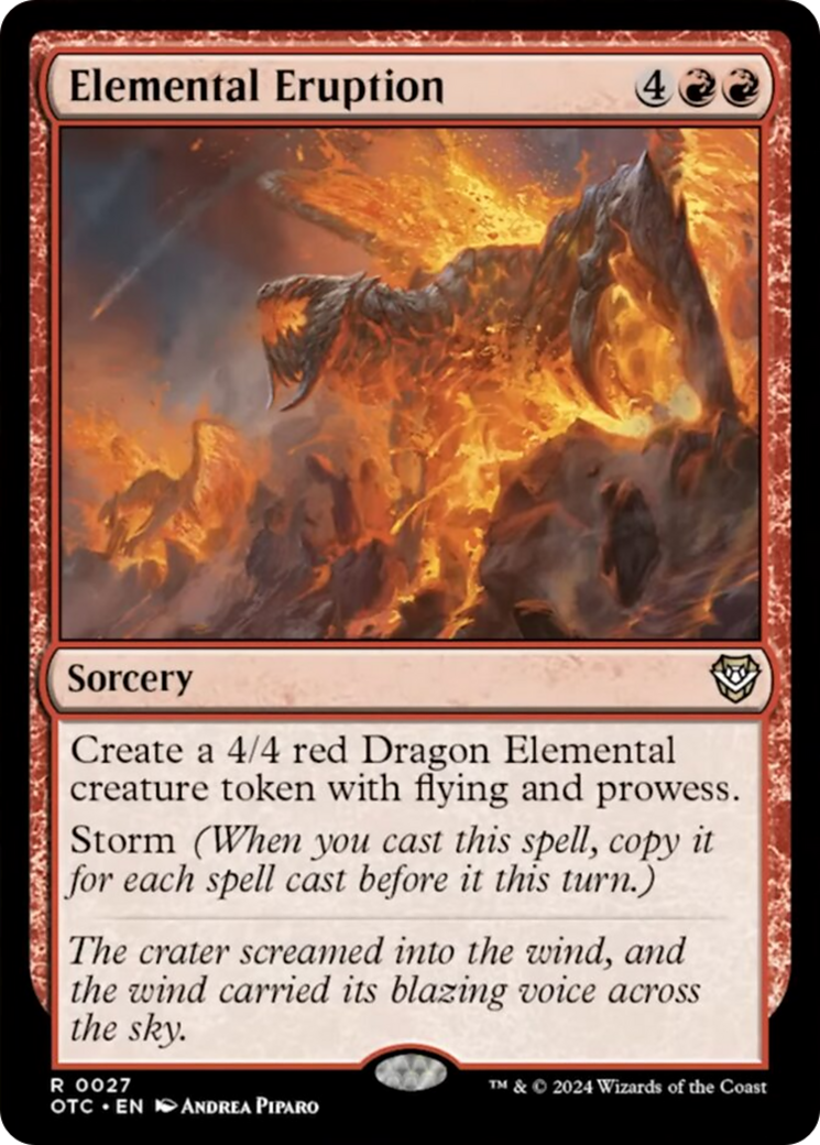 Elemental Eruption [Outlaws of Thunder Junction Commander] - Trinity Hobby