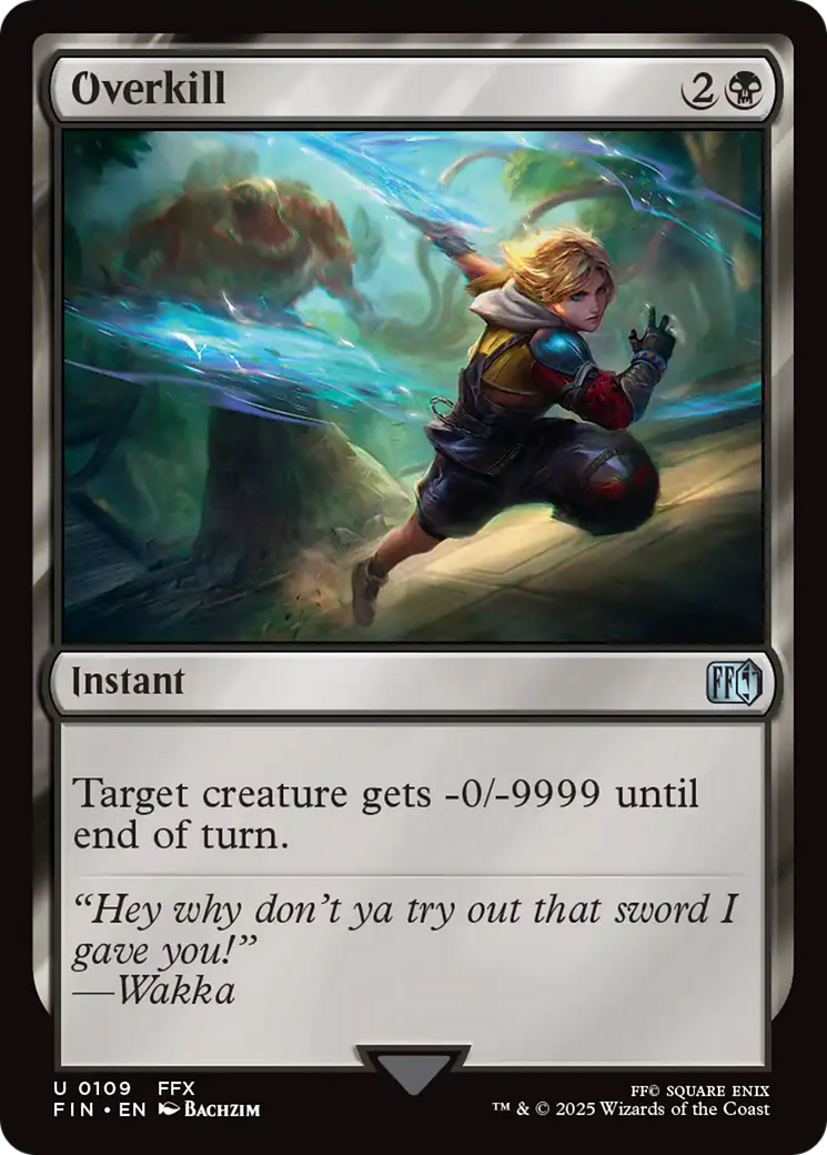 Overkill  [Foil]  (FIN-109) - [FINAL FANTASY] - Trinity Hobby