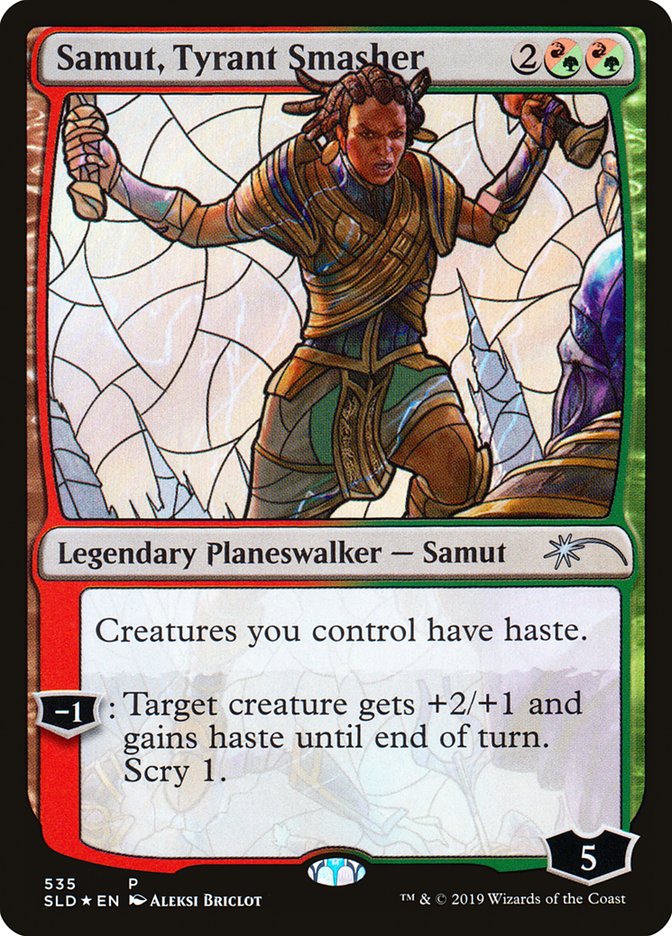 Samut, Tyrant Smasher (Stained Glass) [Secret Lair Drop Promos] - Trinity Hobby