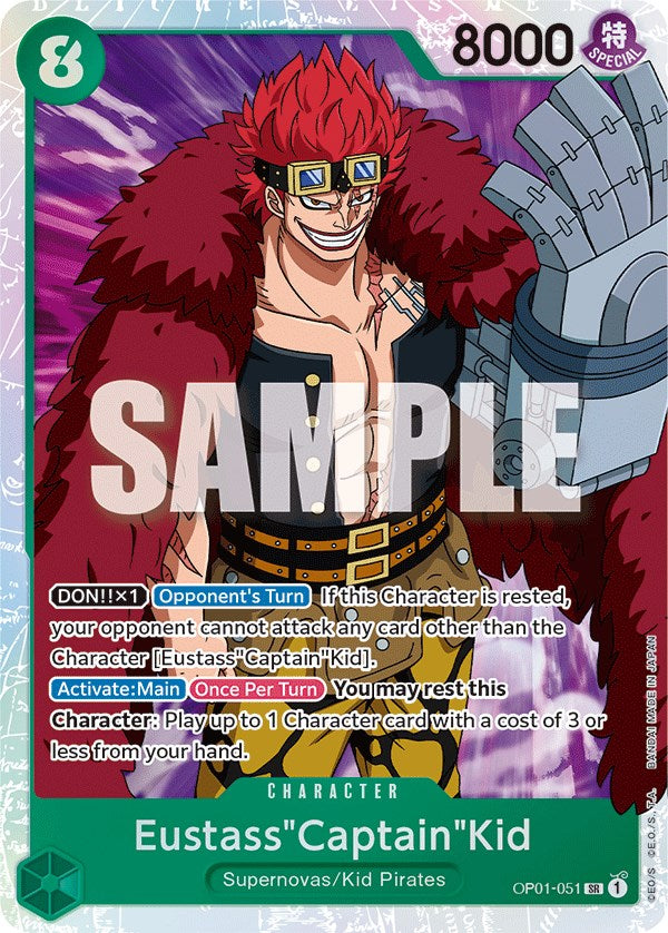 Eustass"Captain"Kid (OP01-051) - [Romance Dawn] Foil - Trinity Hobby
