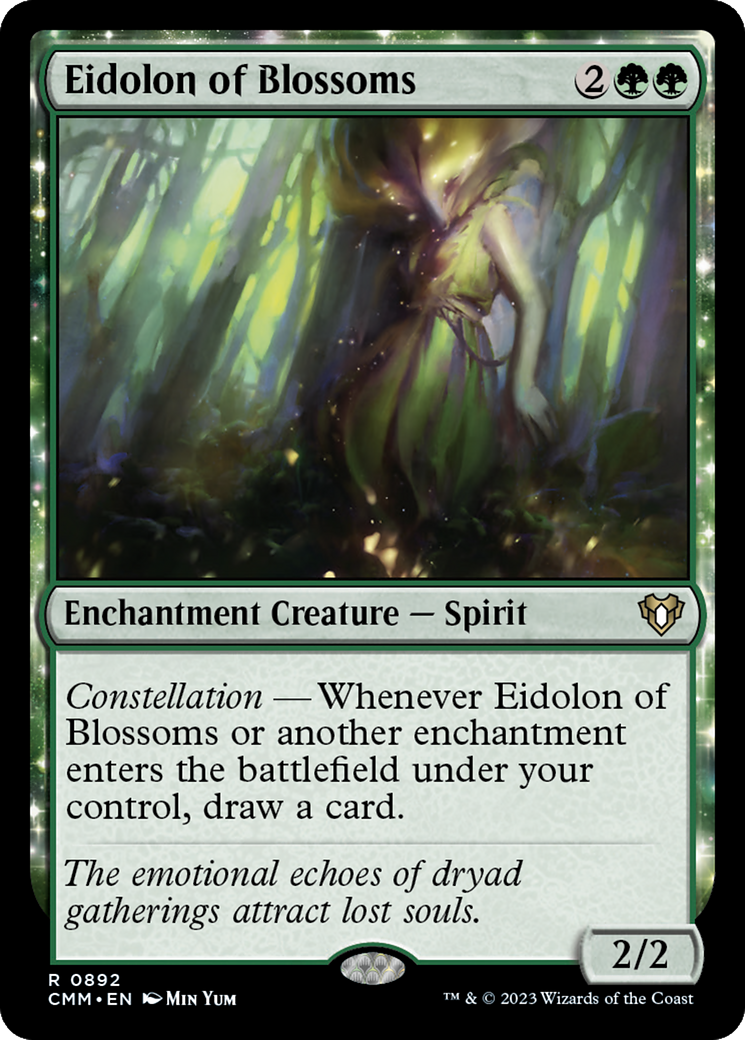 Eidolon of Blossoms [Commander Masters] - Trinity Hobby