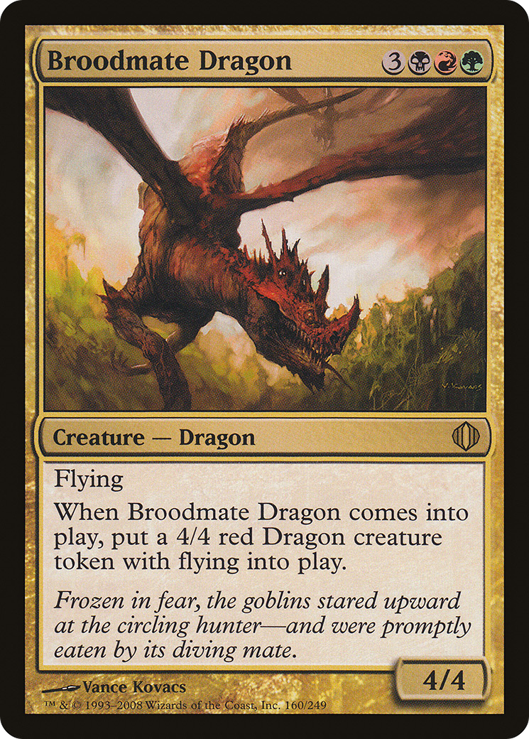 Broodmate Dragon [Shards of Alara] - Trinity Hobby