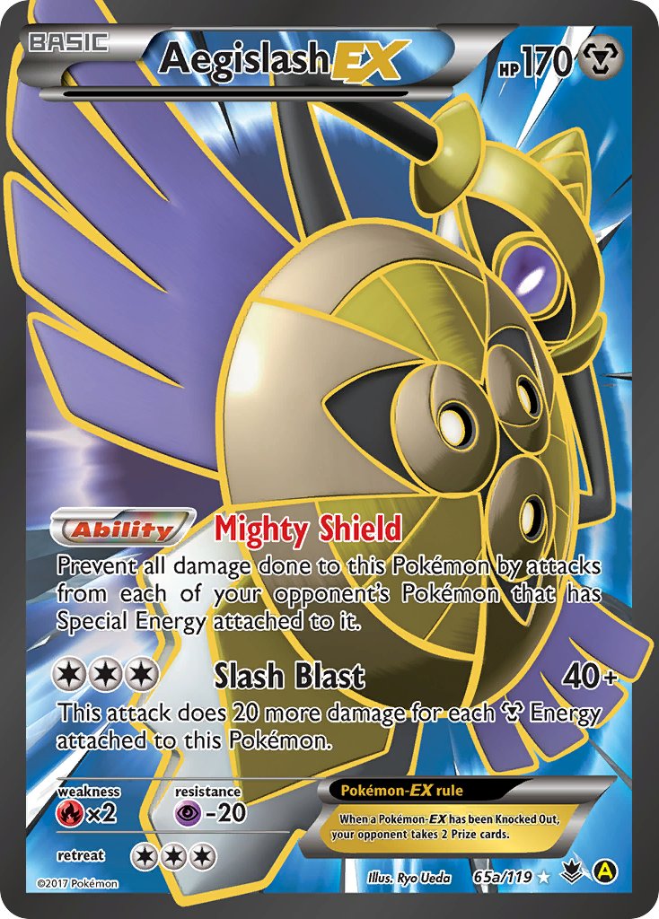Aegislash EX (65a/119) [Alternate Art Promos] - Trinity Hobby