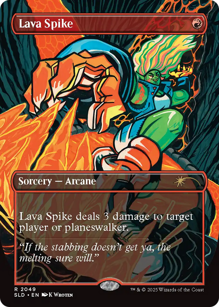 Lava Spike  (SLD-2049) - [Secret Lair Drop] - Trinity Hobby