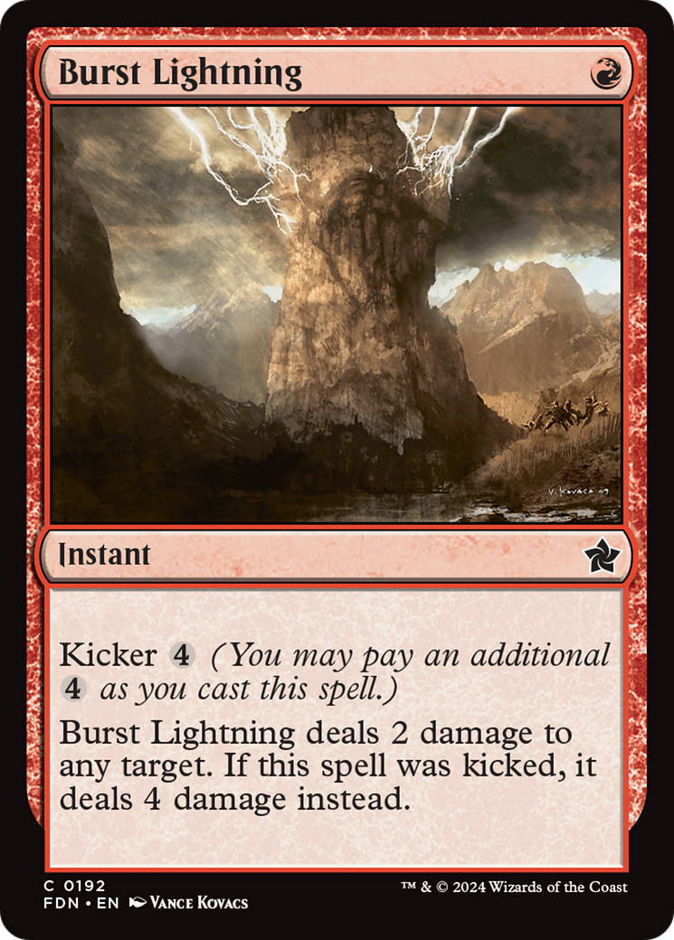 Burst Lightning [Foundations] - Trinity Hobby