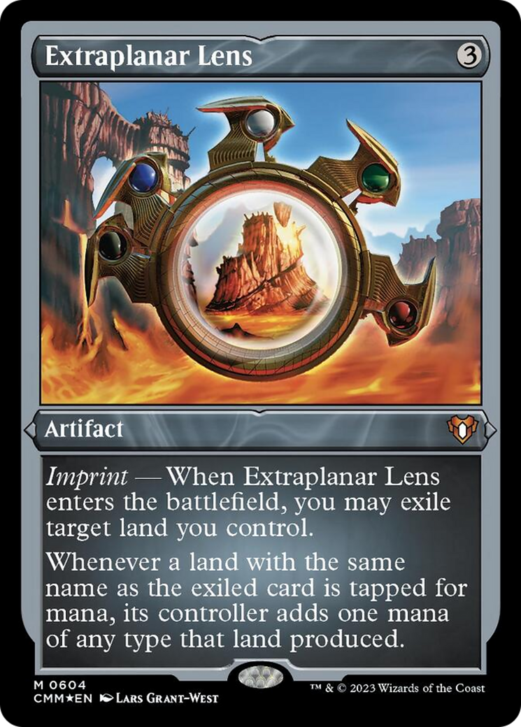 Extraplanar Lens (Foil Etched) [Commander Masters] - Trinity Hobby