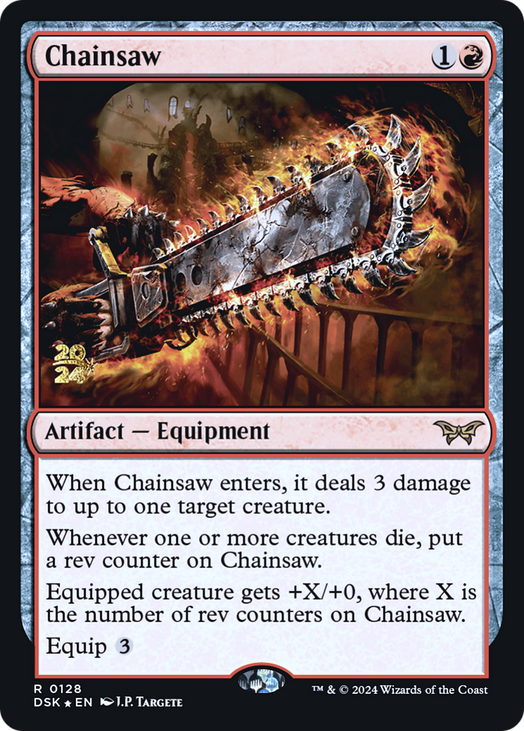 Chainsaw [Duskmourn: House of Horror Prerelease Promos] - Trinity Hobby