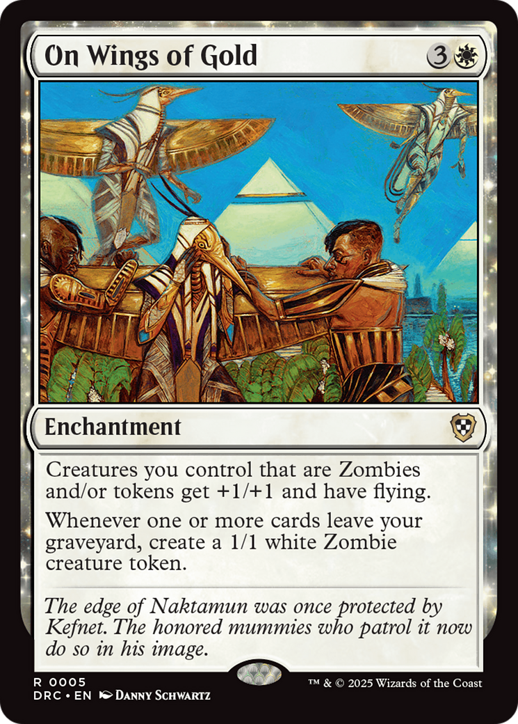 On Wings of Gold [Aetherdrift Commander] - Trinity Hobby