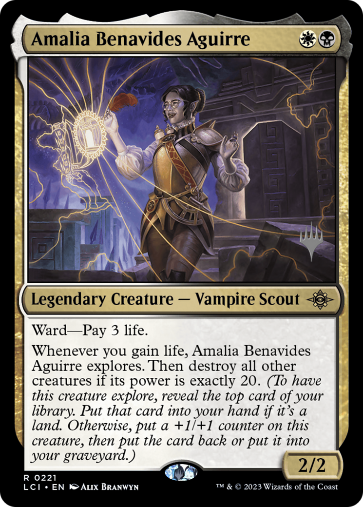 Amalia Benavides Aguirre (Promo Pack) [The Lost Caverns of Ixalan Promos] - Trinity Hobby