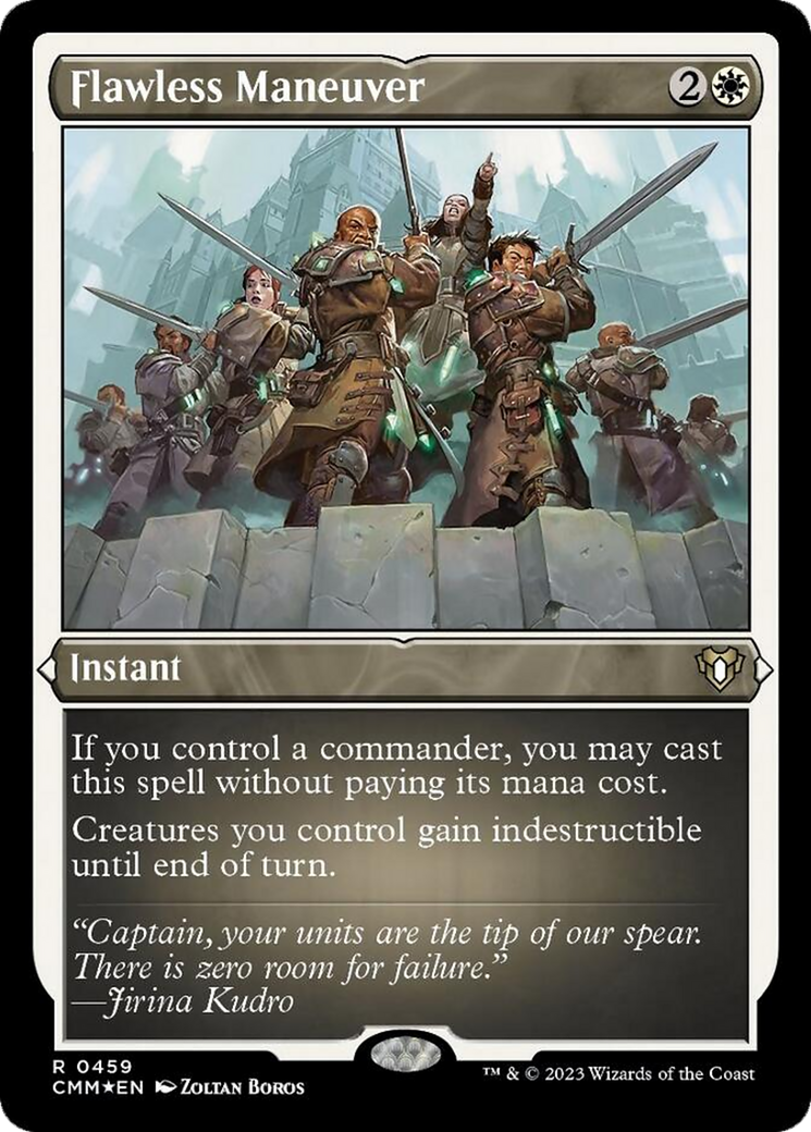 Flawless Maneuver (Foil Etched) [Commander Masters] - Trinity Hobby