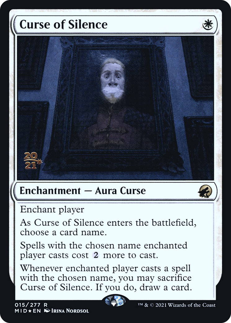 Curse of Silence [Innistrad: Midnight Hunt Prerelease Promos] - Trinity Hobby