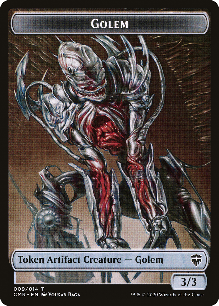 Golem  [Foil]  (CMR-009) - [Commander Legends Tokens] - Trinity Hobby