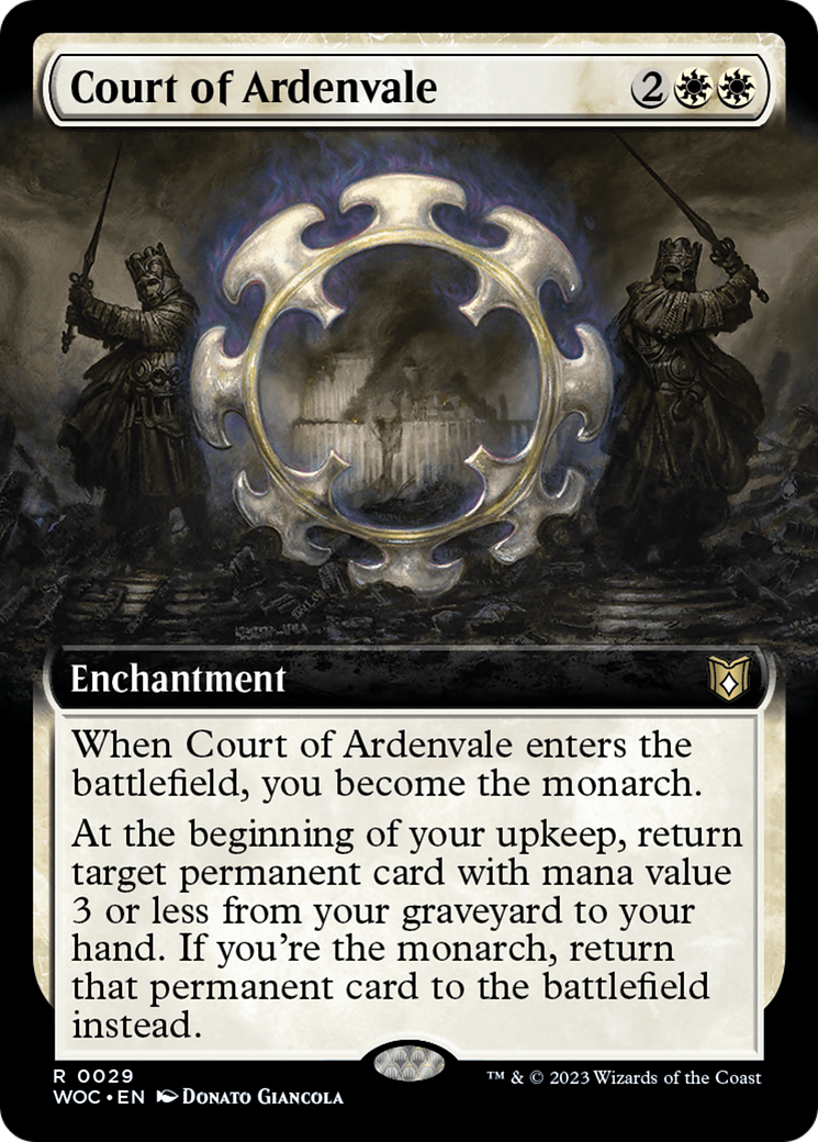Court of Ardenvale (Extended Art) [Wilds of Eldraine Commander] - Trinity Hobby