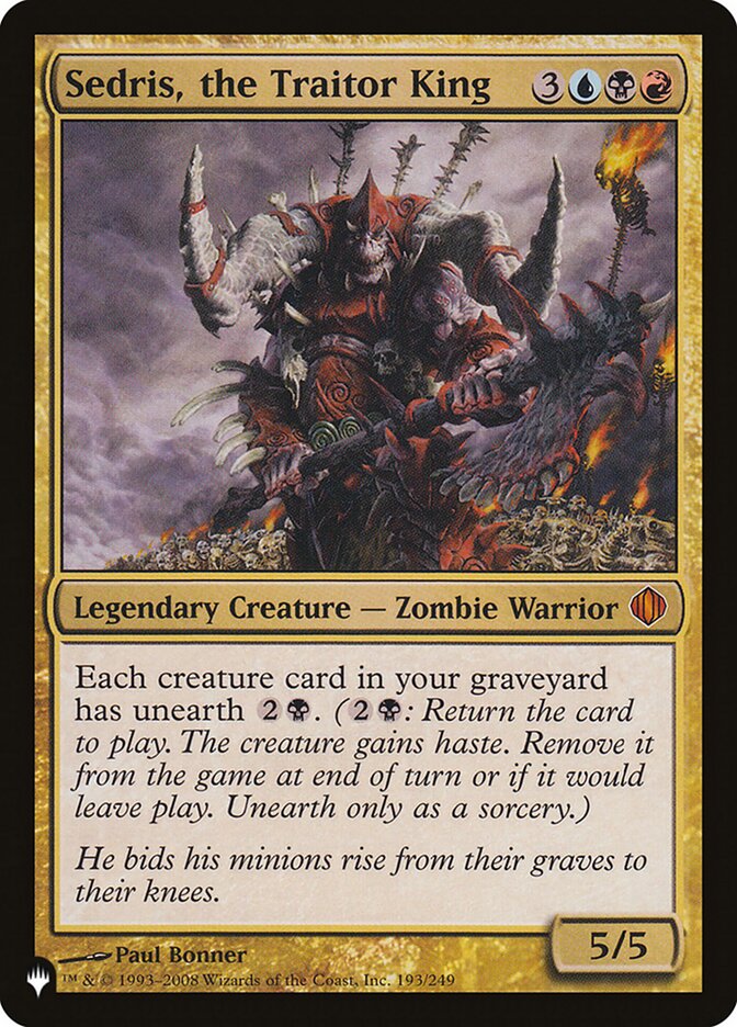 Sedris, the Traitor King [The List] - Trinity Hobby