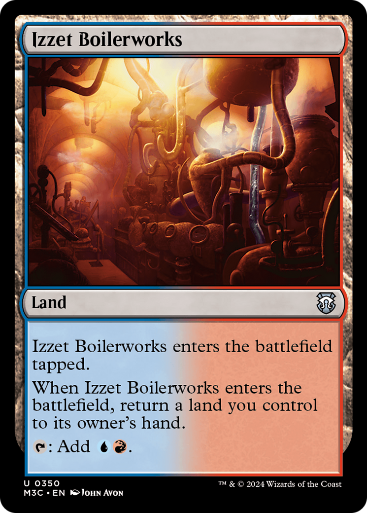 Izzet Boilerworks  [Foil]  (M3C-350) - [Modern Horizons 3 Commander] - Trinity Hobby
