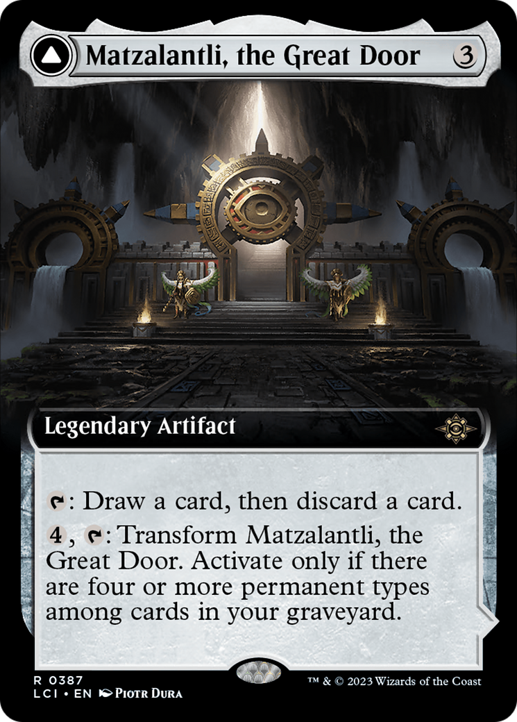 Matzalantli, the Great Door // The Core (Extended Art) [The Lost Caverns of Ixalan] - Trinity Hobby
