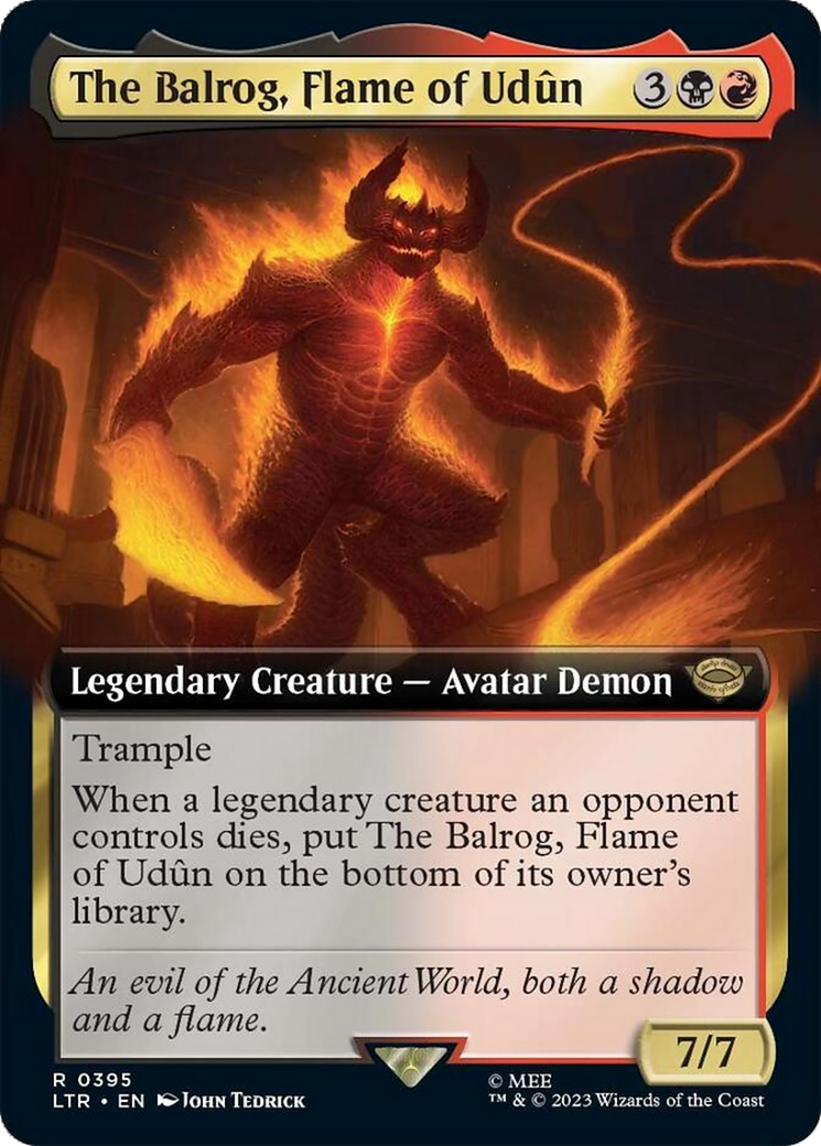 The Balrog, Flame of Udun (Extended Art) [The Lord of the Rings: Tales of Middle-Earth] - Trinity Hobby