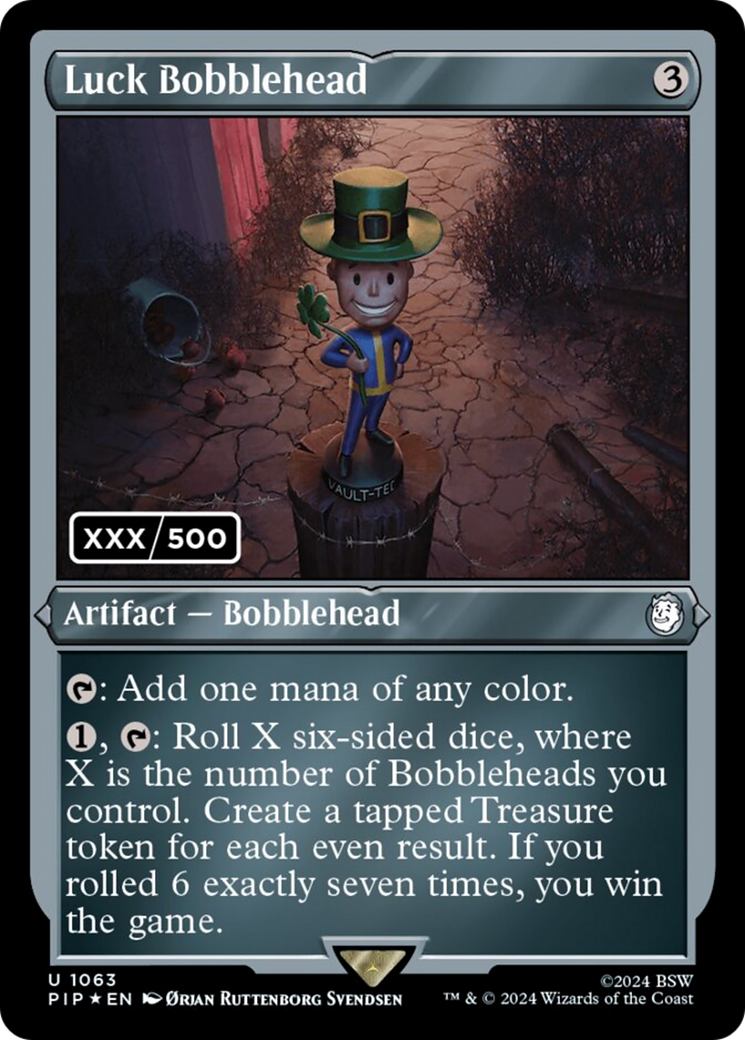 Luck Bobblehead (Serial Numbered) [Fallout] - Trinity Hobby