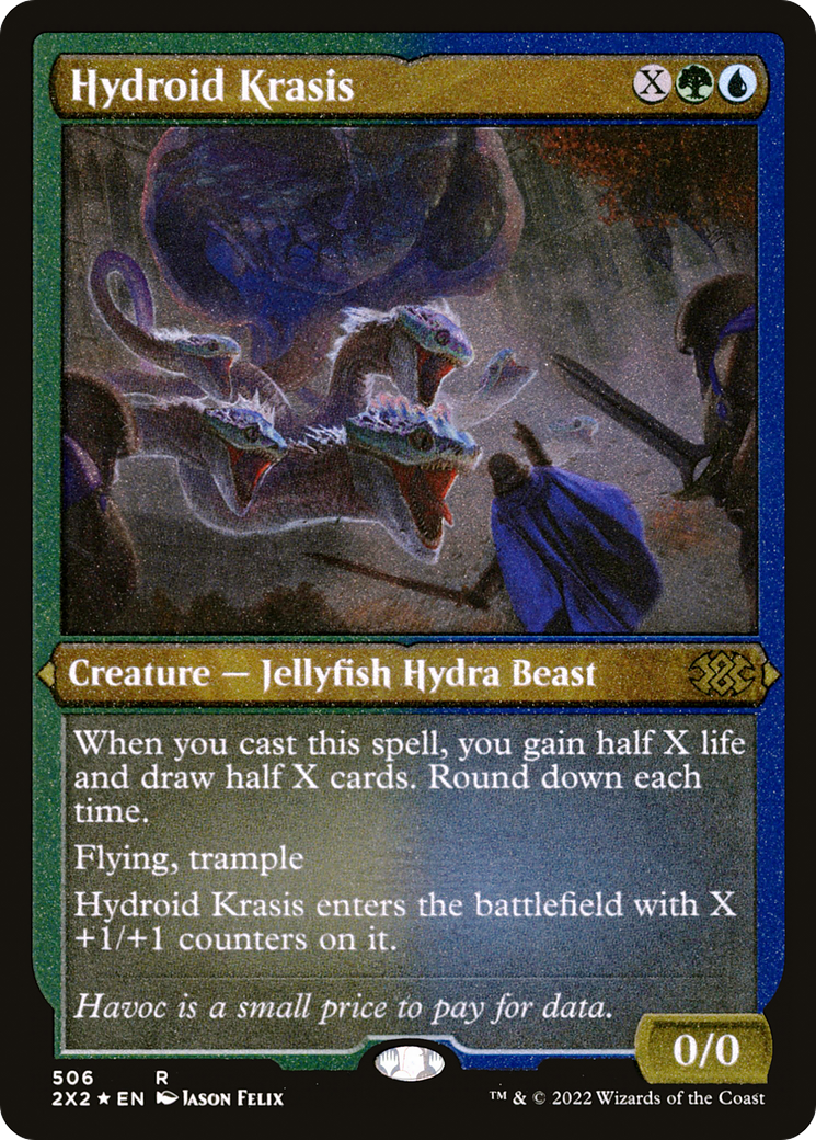 Hydroid Krasis (Foil Etched)  [Foil]  (2X2-506) - [Double Masters 2022] - Trinity Hobby
