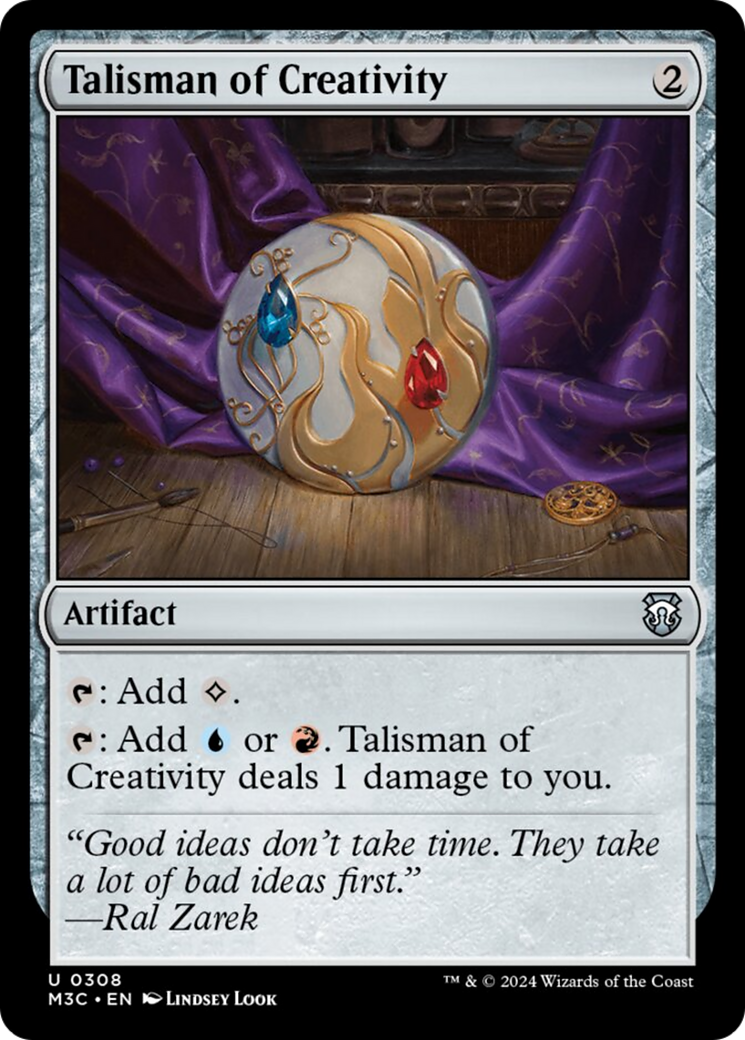 Talisman of Creativity [Modern Horizons 3 Commander] - Trinity Hobby