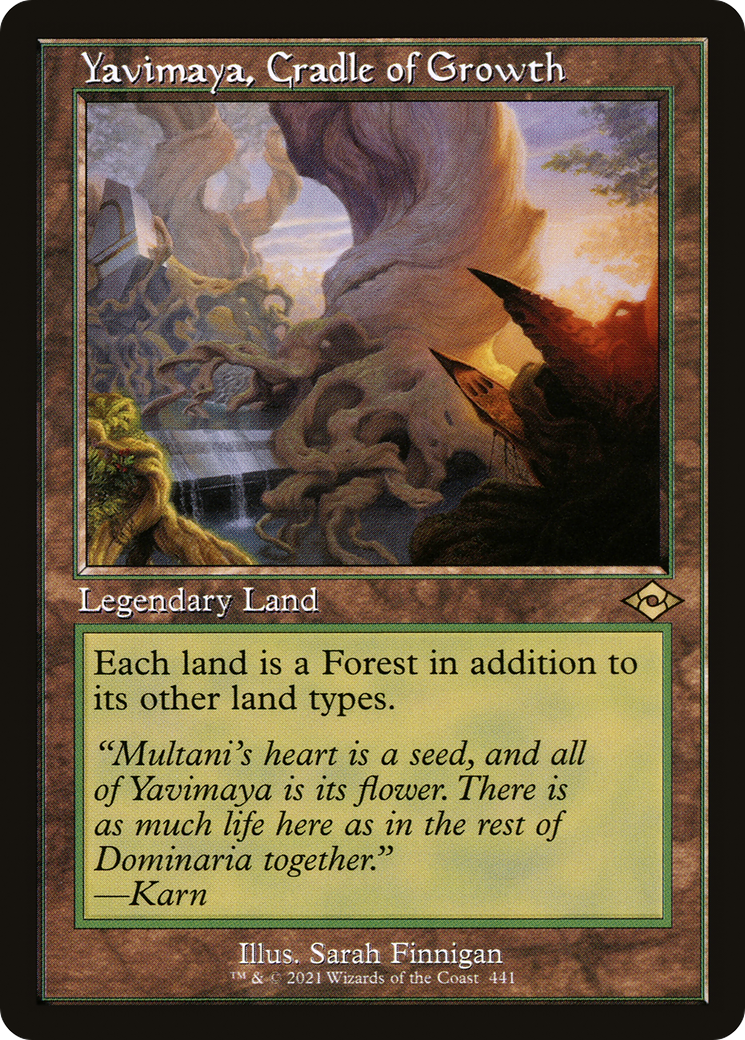 Yavimaya, Cradle of Growth [Etched Foil]  (MH2-441) - [Modern Horizons 2] - Trinity Hobby