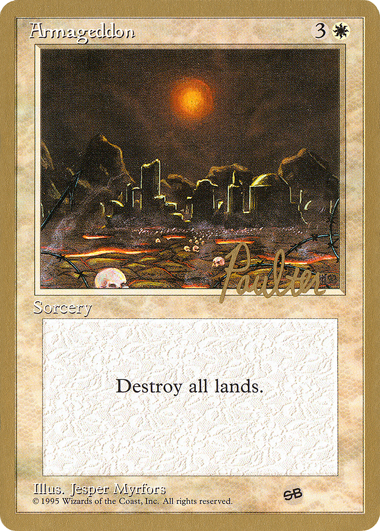 Armageddon (Preston Poulter) (SB) [Pro Tour Collector Set] - Trinity Hobby