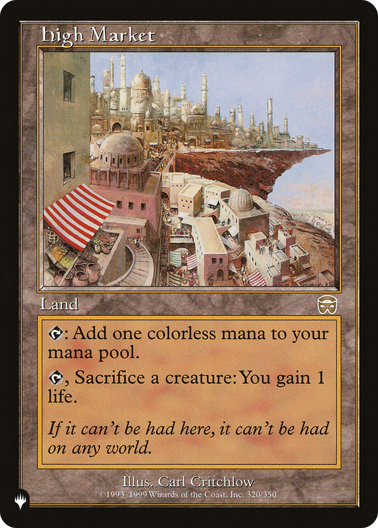 High Market [The List] - Trinity Hobby