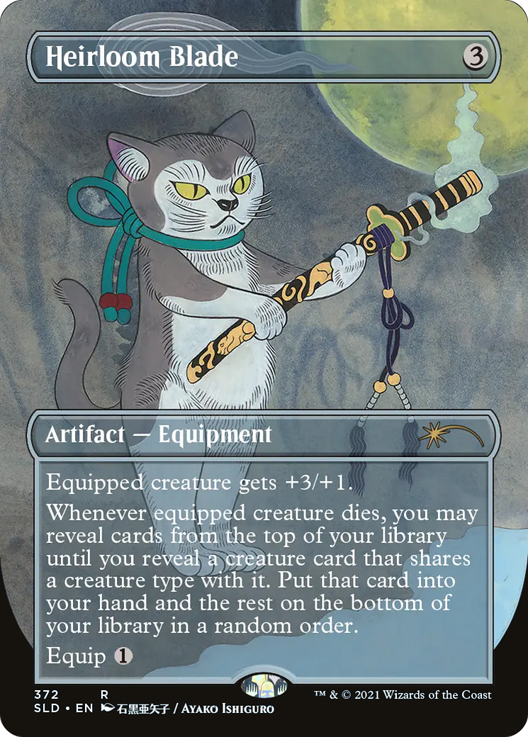 Heirloom Blade  (SLD-372) - [Secret Lair Drop] (Borderless) - Trinity Hobby