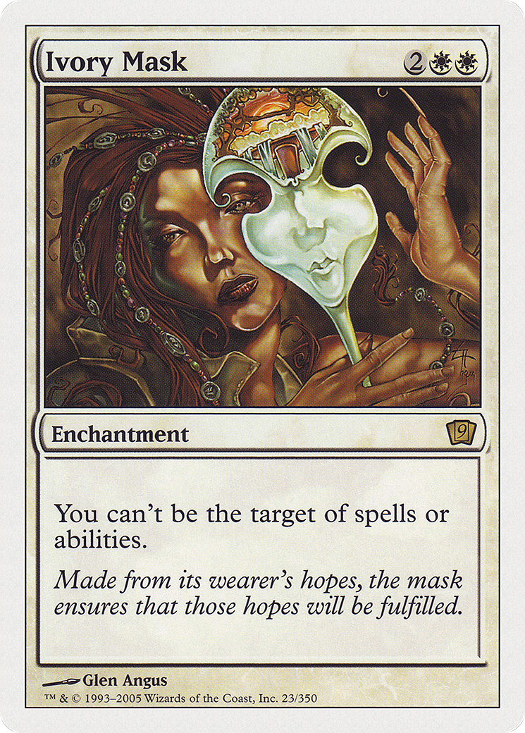 Ivory Mask [Ninth Edition] - Trinity Hobby