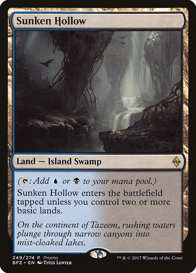 Sunken Hollow (Promo) [Standard Showdown Promos] - Trinity Hobby