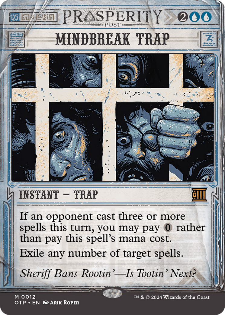 Mindbreak Trap [Outlaws of Thunder Junction: Breaking News] - Trinity Hobby